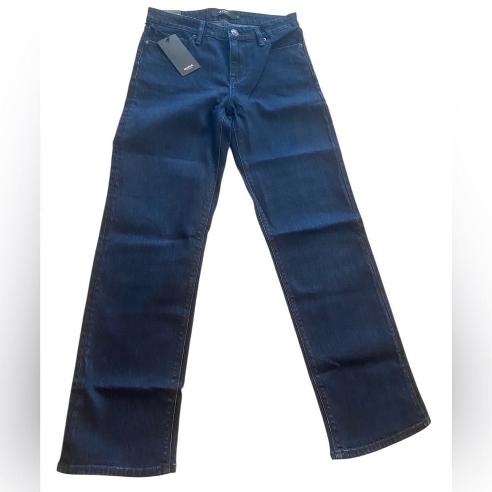 Hudson Women’s Blue Jeans Straight Leg Dark Blue Denim New Size 6